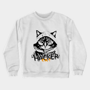 Hacker Cat Crewneck Sweatshirt